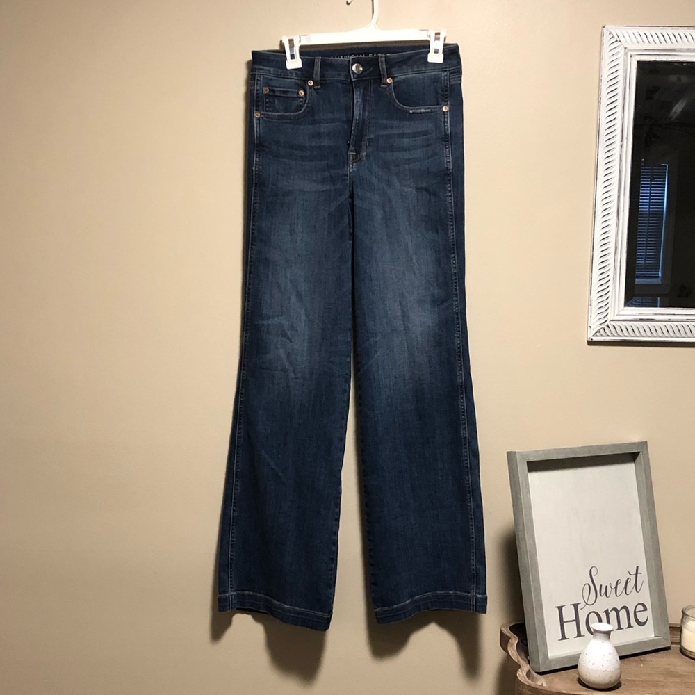 American Eagle Wide leg stretch jeans